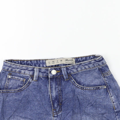 Womens UK Size 6 Denim & Co. Straight & Pencil Denim Skirt