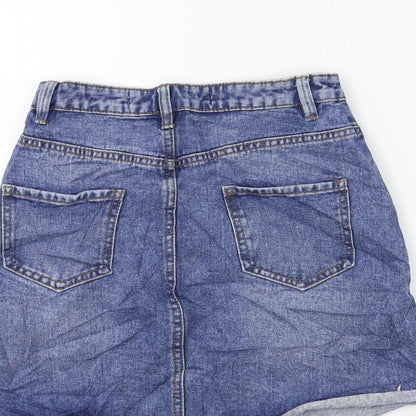 Womens UK Size 6 Denim & Co. Straight & Pencil Denim Skirt