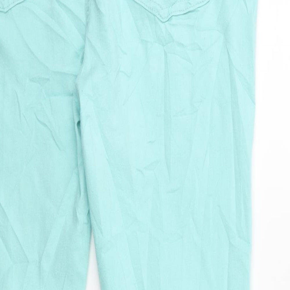 Womens UK Size 30 in Preworn Regular Fit Skinny Green Jeans