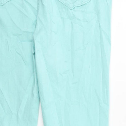 Womens UK Size 30 in Preworn Regular Fit Skinny Green Jeans