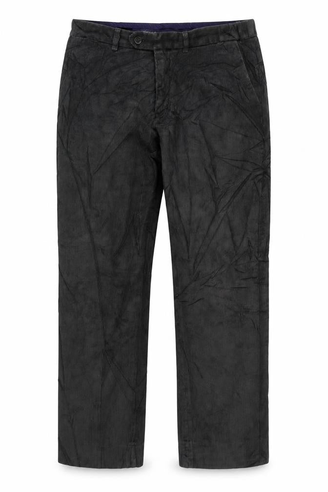 Marks & Spencer Womens Black  Corduroy Trousers  Size 36 in L29 in