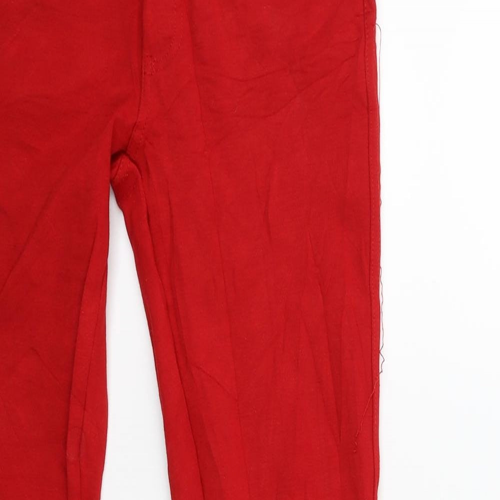 S MISS Womens Red  Denim Skinny Jeans Size L L29 in