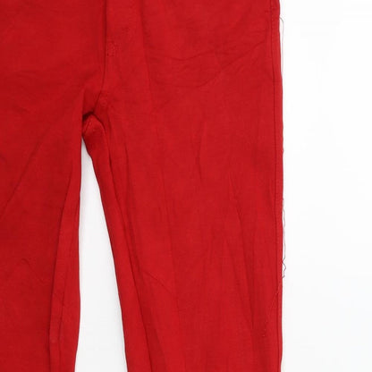S MISS Womens Red  Denim Skinny Jeans Size L L29 in