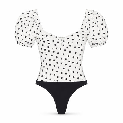 Womens UK Size 4 Miss Selfridge One-Piece White Bodysuit