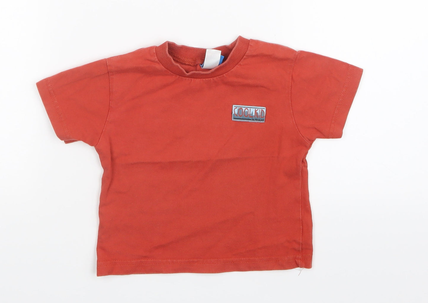 Adams Kids Boys Orange   Basic T-Shirt Size 12-18 Months