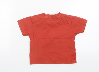Adams Kids Boys Orange   Basic T-Shirt Size 12-18 Months