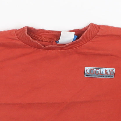 Adams Kids Boys Orange   Basic T-Shirt Size 12-18 Months