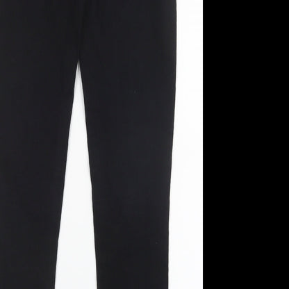 Denim Co. Womens Black  Denim Straight Jeans Size 6 L27.5 in