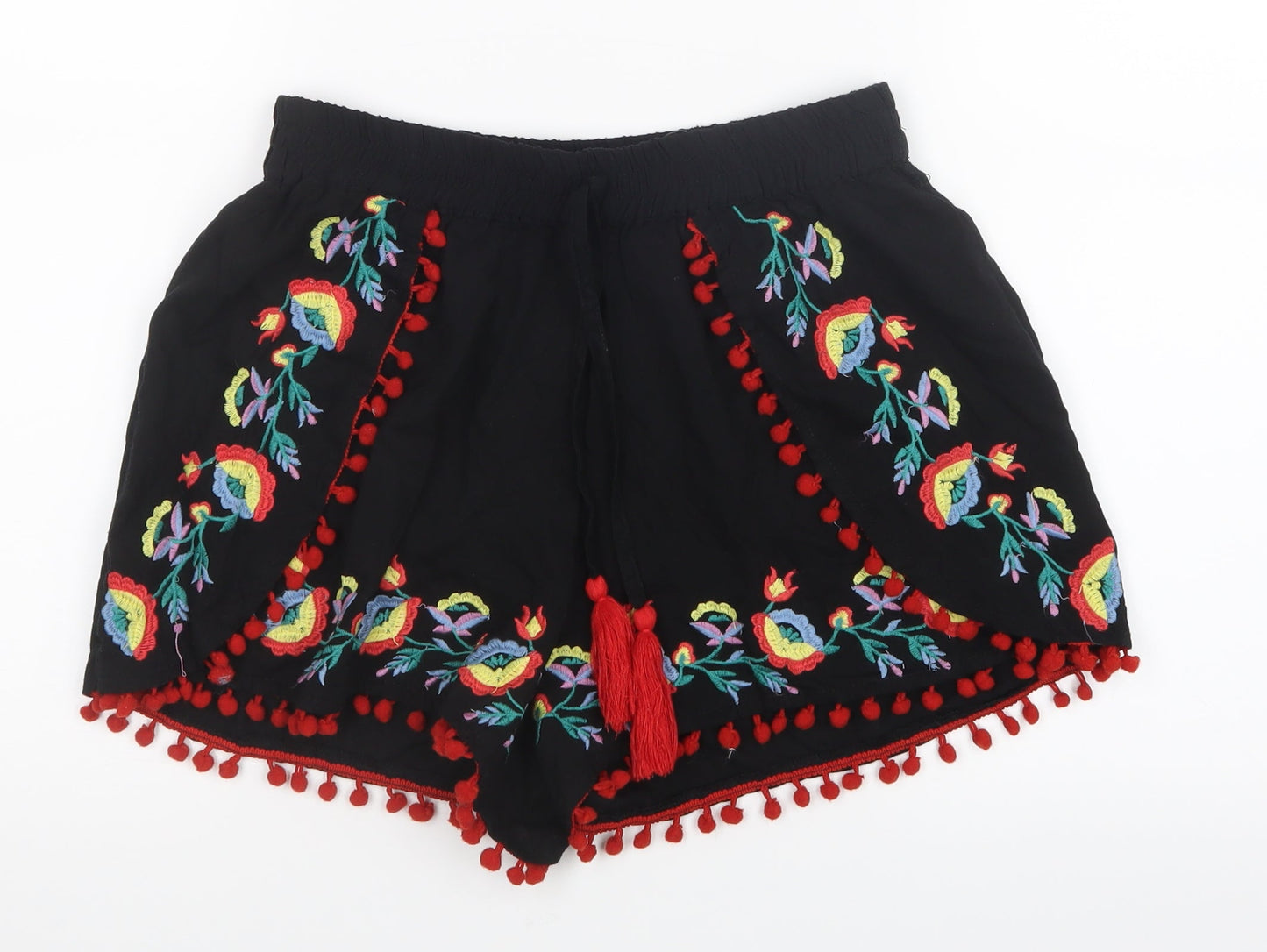 Primark Womens Black   Boyfriend Shorts Size 8