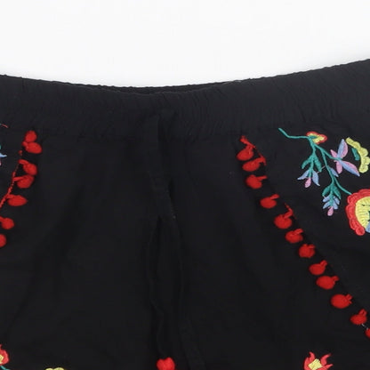 Primark Womens Black   Boyfriend Shorts Size 8