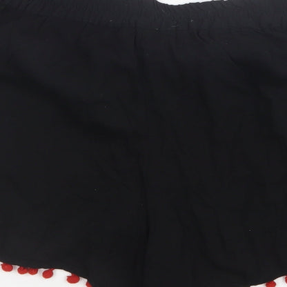 Primark Womens Black   Boyfriend Shorts Size 8