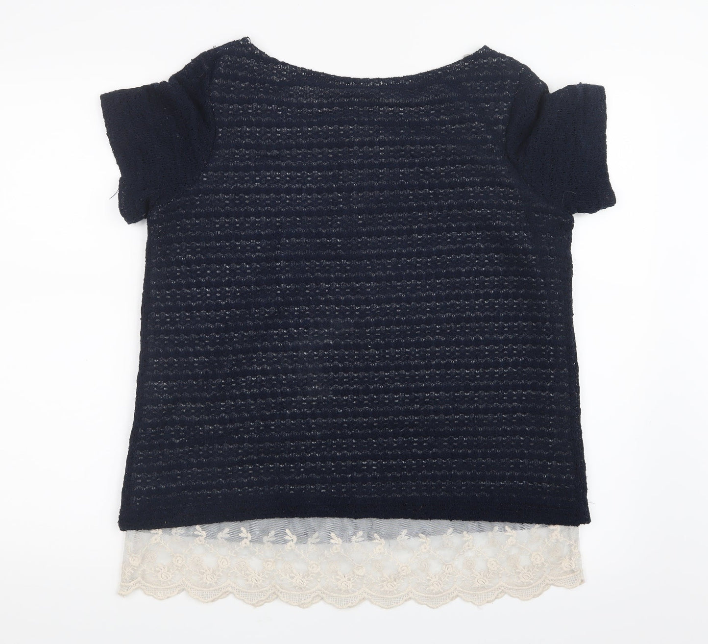 Womens UK Size 12 NEXT Blue Basic T-Shirt
