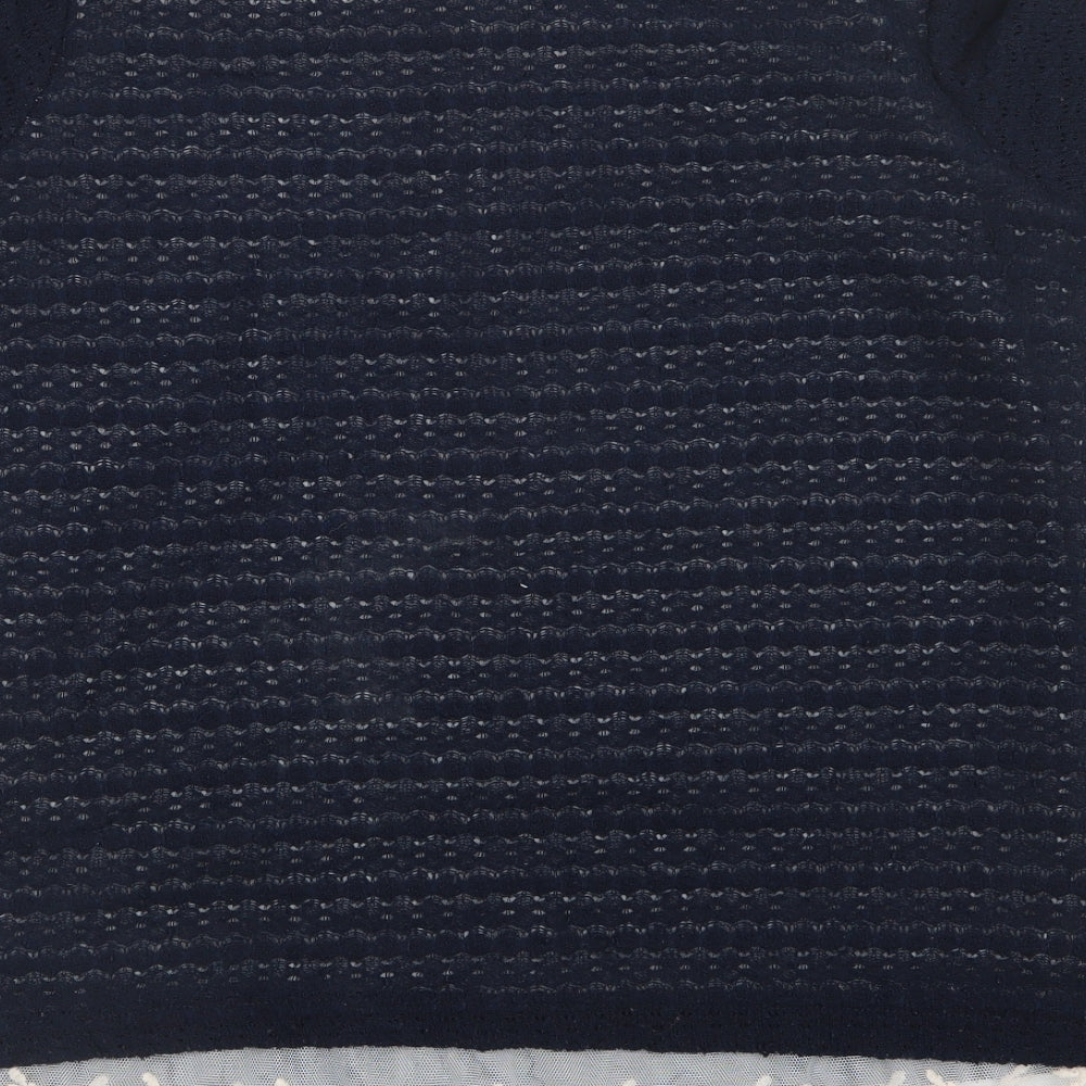 Womens UK Size 12 NEXT Blue Basic T-Shirt