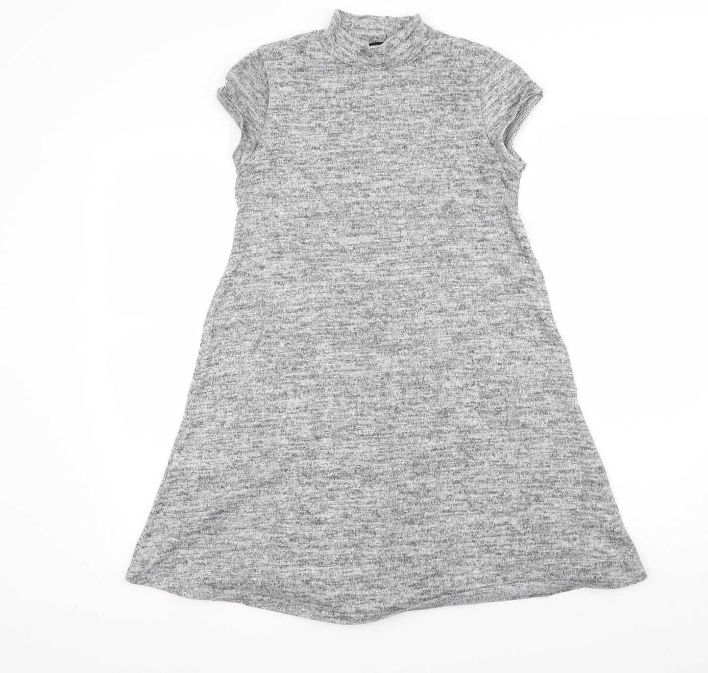 Womens UK Size 10 Select Grey Basic T-Shirt