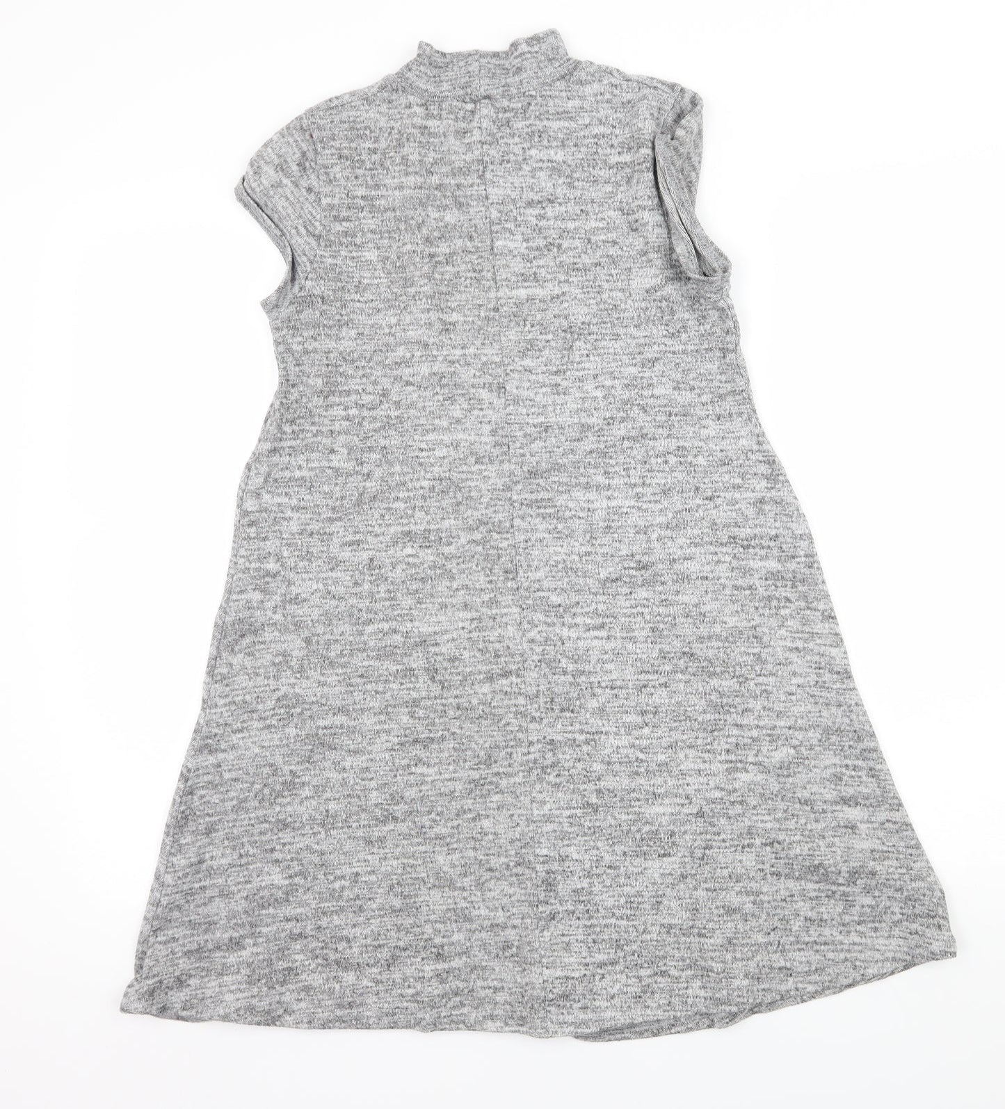 Womens UK Size 10 Select Grey Basic T-Shirt