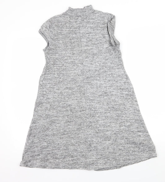 Womens UK Size 10 Select Grey Basic T-Shirt