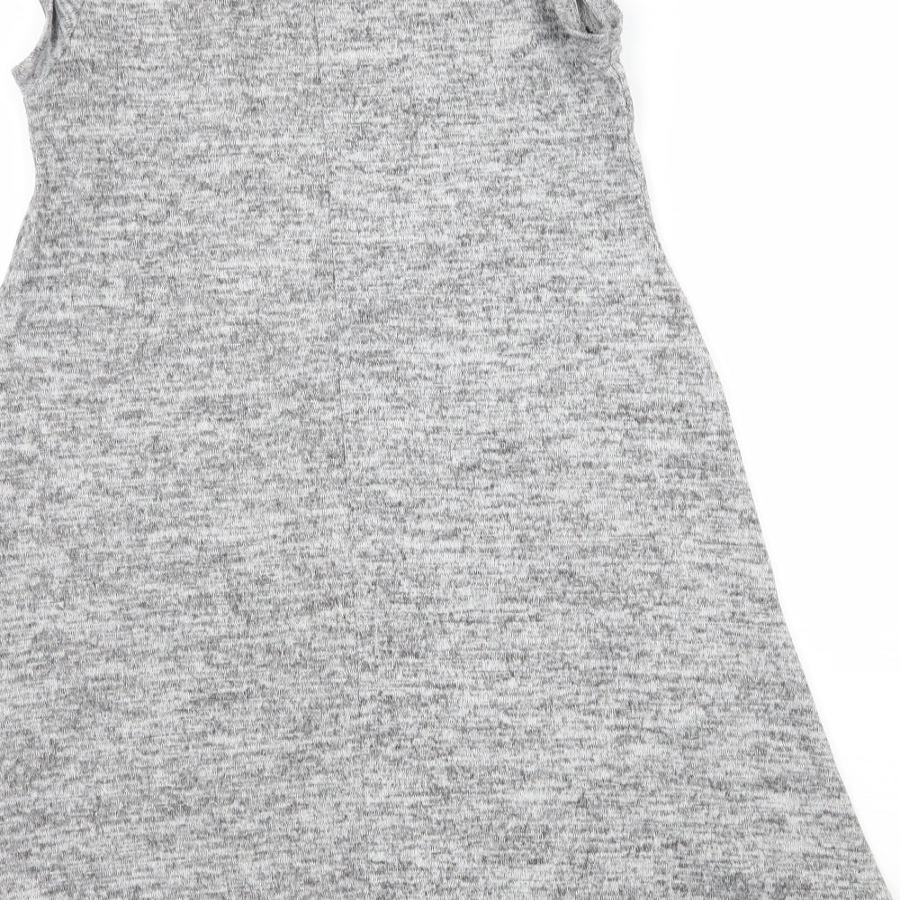 Womens UK Size 10 Select Grey Basic T-Shirt