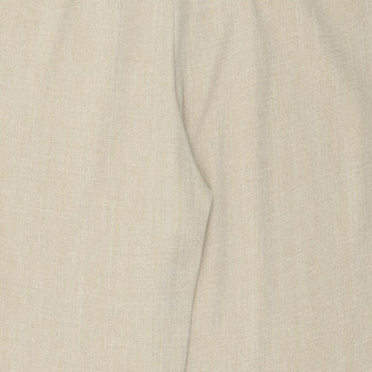 Premier Collection Womens Beige   Trousers  Size 16 L27 in