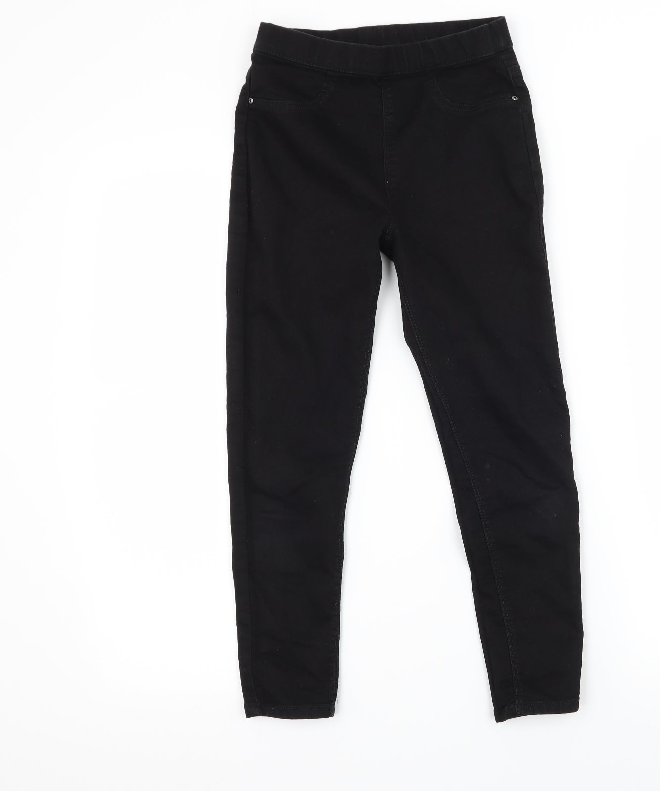 Matalan Girls Black  Denim Jegging Jeans Size 9 Years
