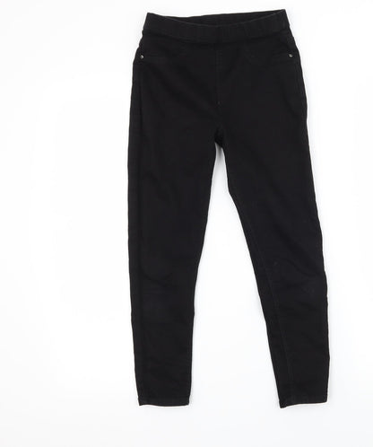 Matalan Girls Black  Denim Jegging Jeans Size 9 Years