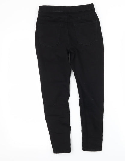 Matalan Girls Black  Denim Jegging Jeans Size 9 Years