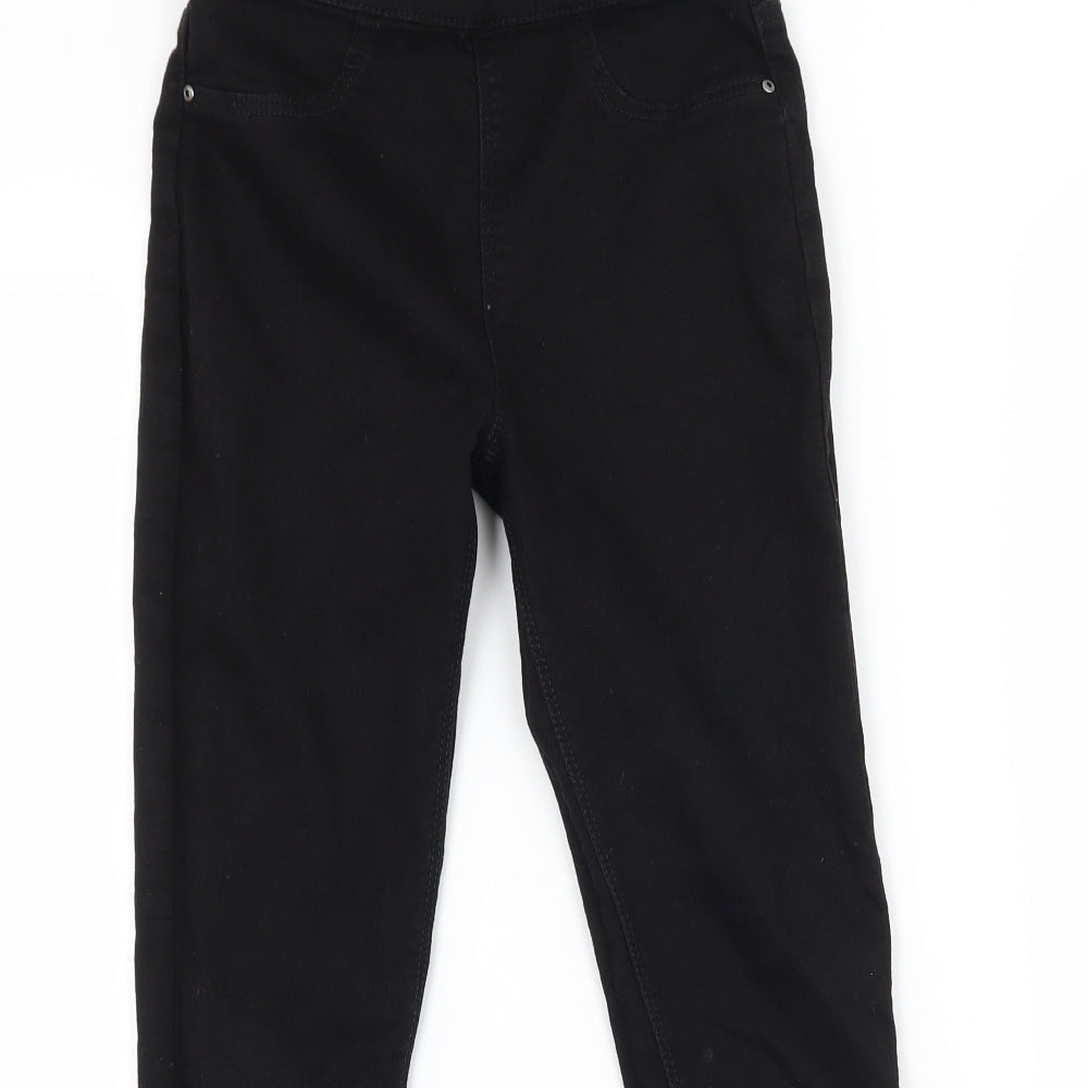 Matalan Girls Black  Denim Jegging Jeans Size 9 Years