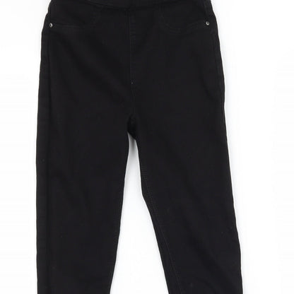 Matalan Girls Black  Denim Jegging Jeans Size 9 Years