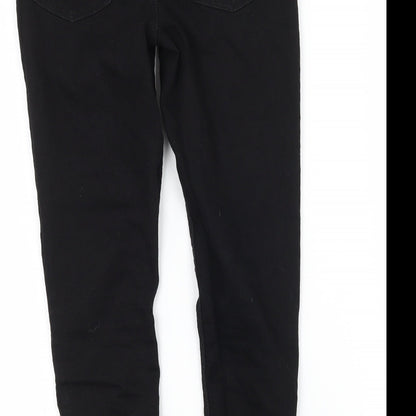 Matalan Girls Black  Denim Jegging Jeans Size 9 Years