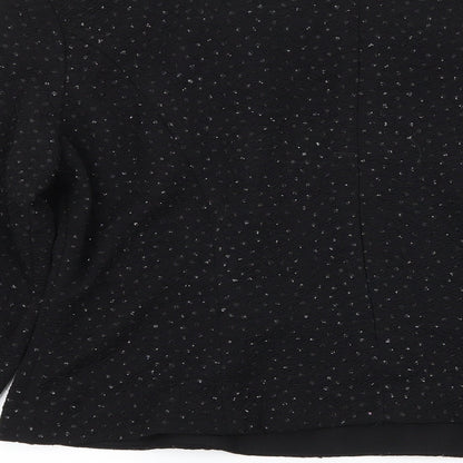 Jessica Howard Womens Black   Basic Blouse Size 14