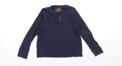 Marks and Spencer Boys Blue  Jersey Basic T-Shirt Size 5-6 Years