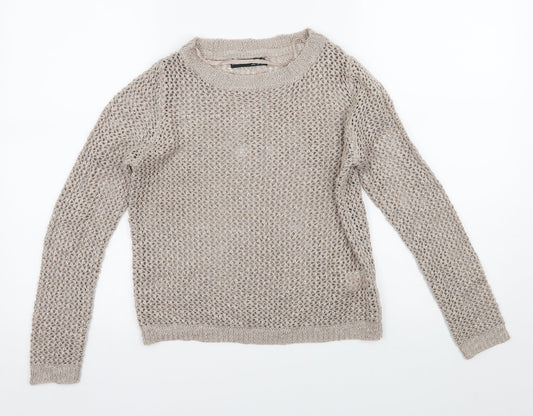 Atmosphere Womens Grey  Knit Pullover Jumper Size 6