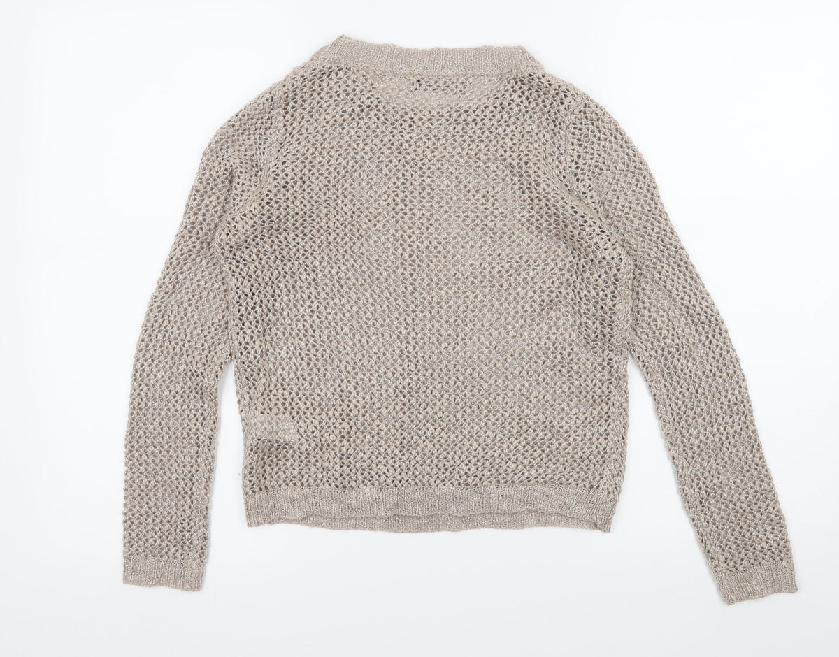 Atmosphere Womens Grey  Knit Pullover Jumper Size 6