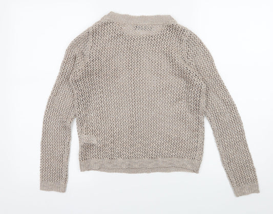 Atmosphere Womens Grey  Knit Pullover Jumper Size 6