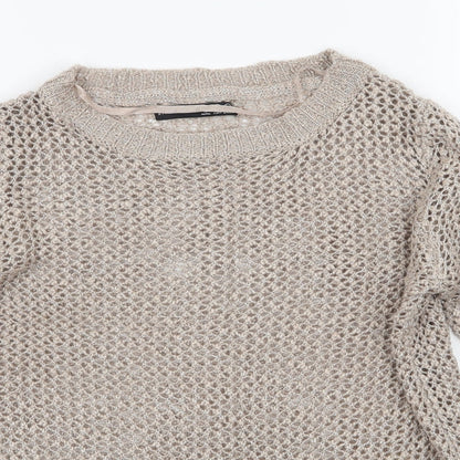 Atmosphere Womens Grey  Knit Pullover Jumper Size 6