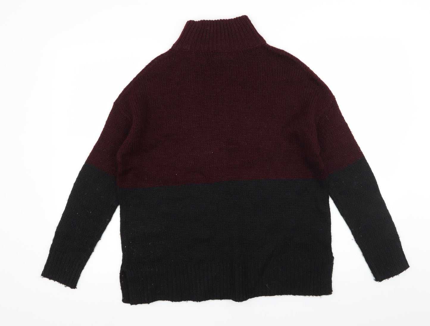 New Look Womens Black  Knit Pullover Jumper Size S