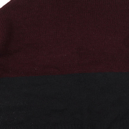 New Look Womens Black  Knit Pullover Jumper Size S