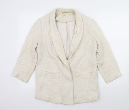 Skin and Threads Womens Ivory   Jacket Blazer Size M