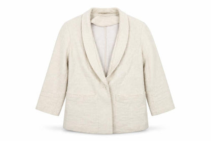 Skin and Threads Womens Ivory   Jacket Blazer Size M