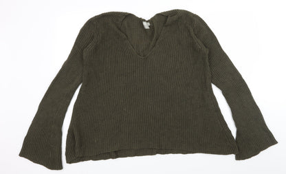 ASOS Womens Green  Knit Pullover Jumper Size 10