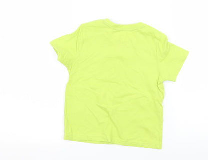 Lupliu Boys Green  Jersey Basic T-Shirt Size 12 Months  - Road to the beach