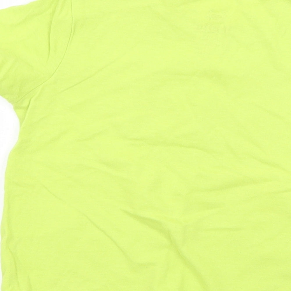 Lupliu Boys Green  Jersey Basic T-Shirt Size 12 Months  - Road to the beach