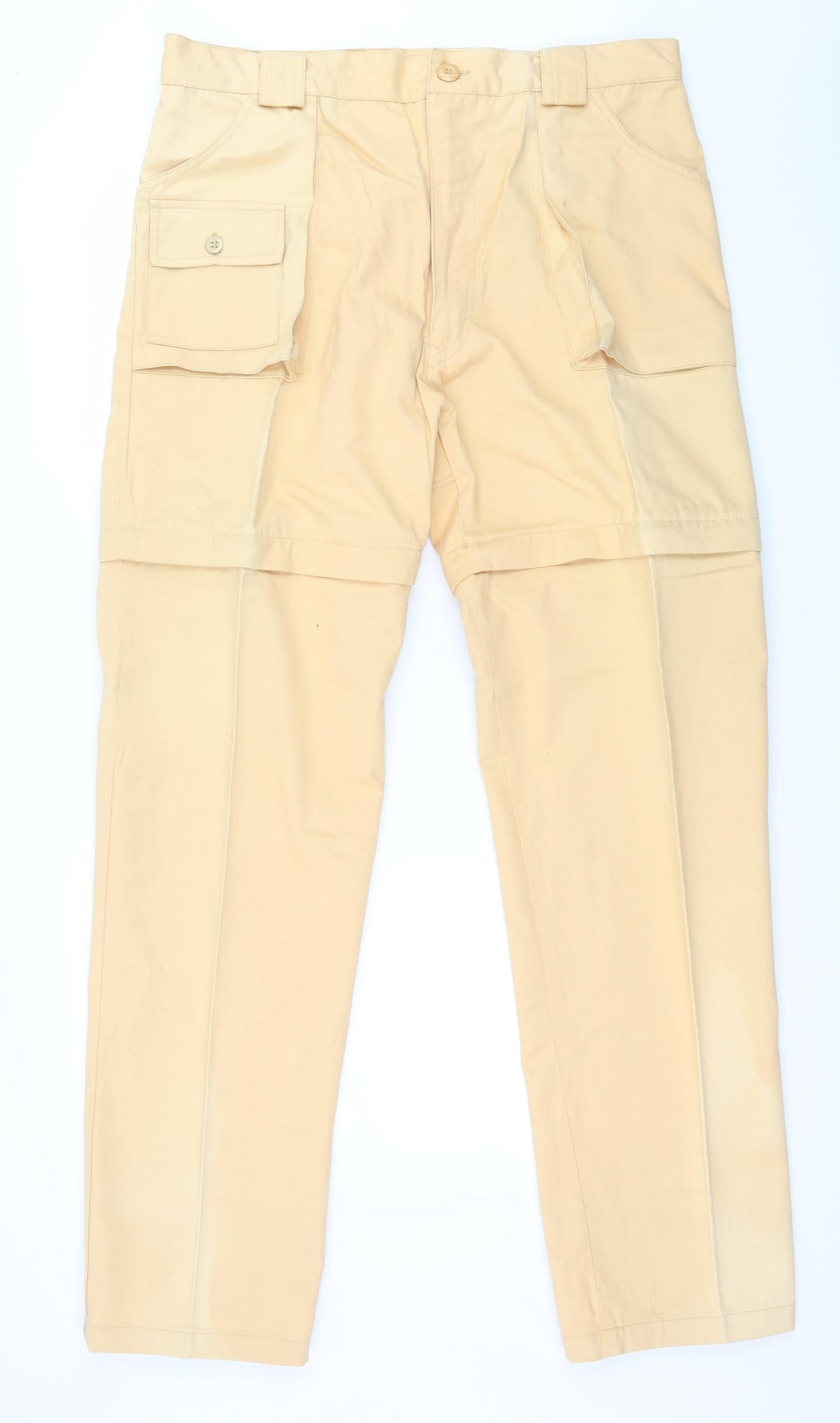 Womens UK Size 36 in Preworn Regular Fit  Orange Trousers