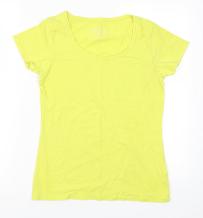 Atmosphere Womens Yellow   Basic T-Shirt Size 14