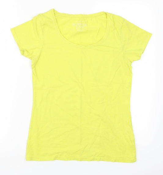 Atmosphere Womens Yellow   Basic T-Shirt Size 14