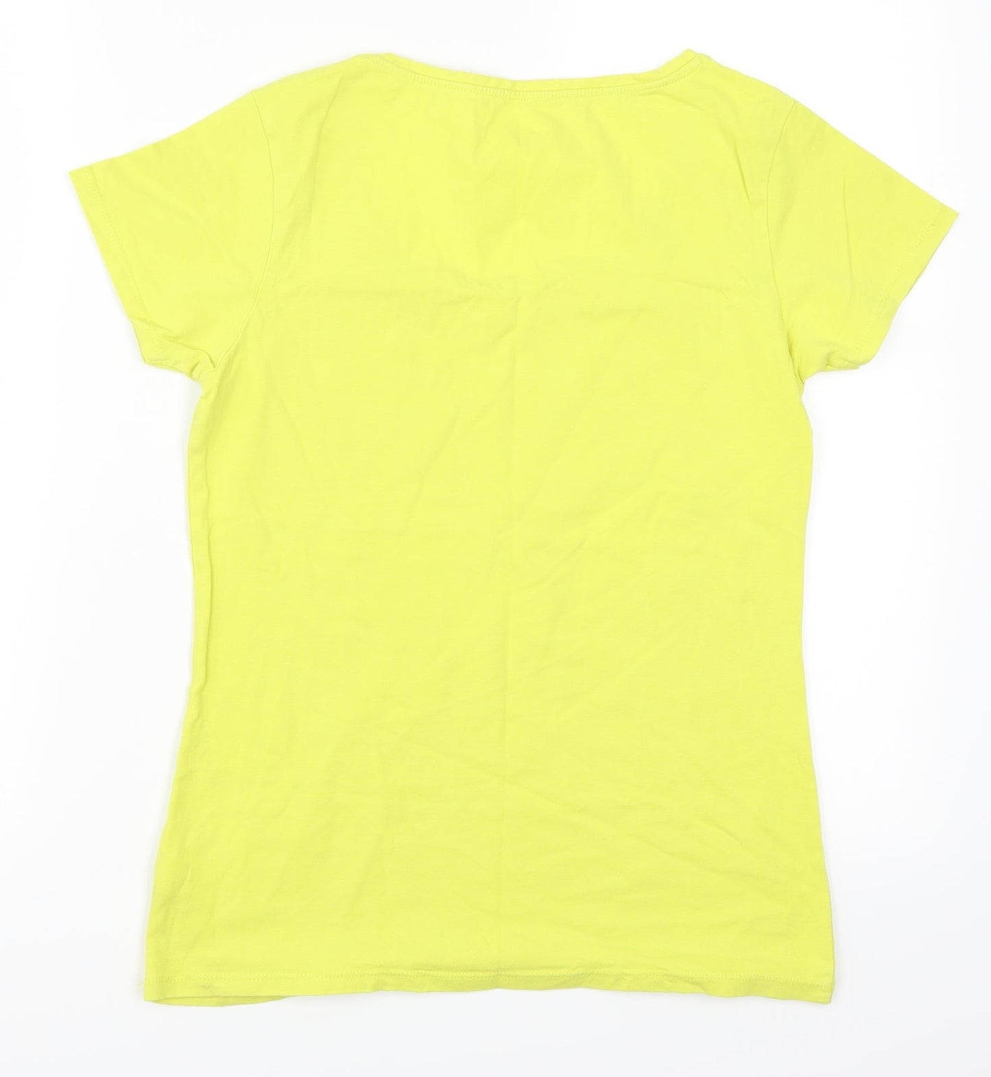 Atmosphere Womens Yellow   Basic T-Shirt Size 14