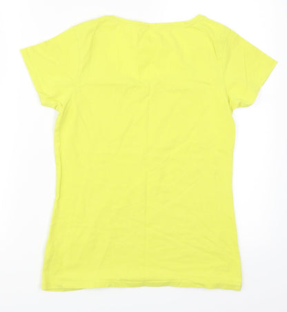 Atmosphere Womens Yellow   Basic T-Shirt Size 14