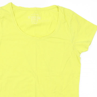 Atmosphere Womens Yellow   Basic T-Shirt Size 14