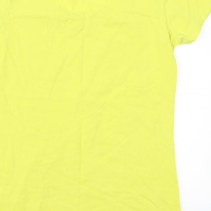 Atmosphere Womens Yellow   Basic T-Shirt Size 14