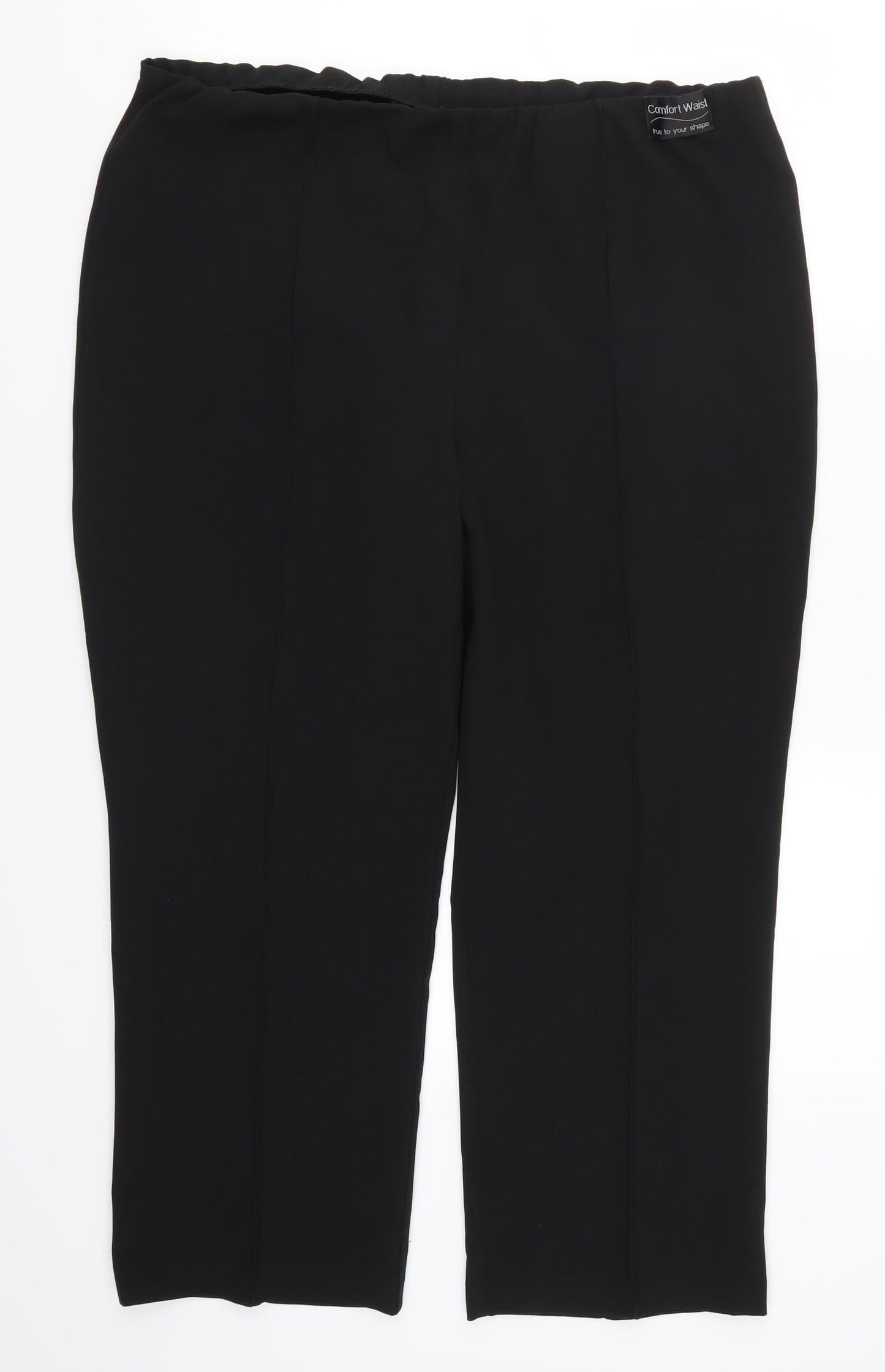 Womens UK Size 18 Bonmarché Regular Fit  Black Trousers