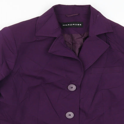 Womens UK Size 12 Wardrobe Purple Jacket